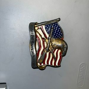 America belt buckle
